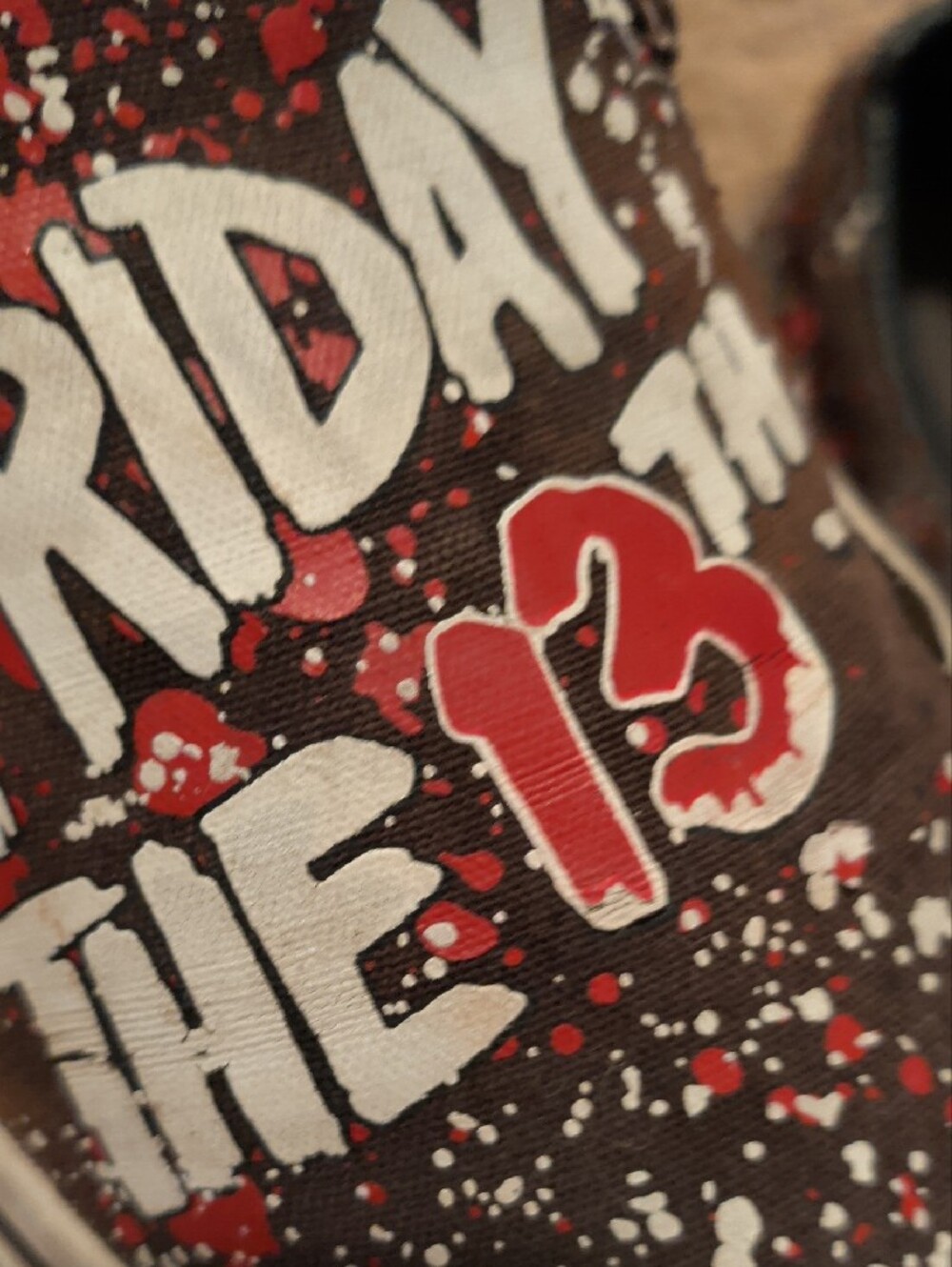 Vans House Of Terror Limited Edition Friday the 13th Graphic Slip-On Sneakers - Picture 8 of 16